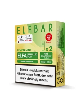 Elfbar – Elfa Pods Lemon Mint Nikotinsalz 20mg