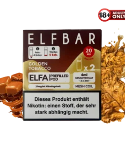 Elfbar ELFA Golden Tobacco Pods