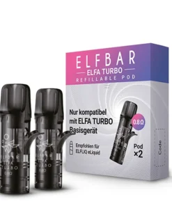 Elfbar – Elfa Turbo Refillable Pod 0.8 Ohm
