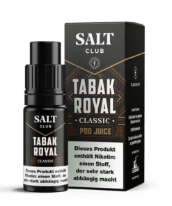 Liquid Tabak Royal Classic – Flavorist Salt Club Nikotinsalz