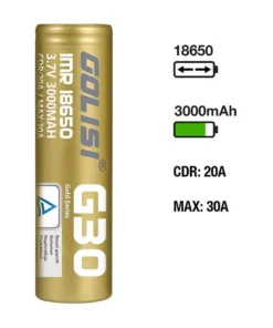 Golisi G30 Akku 18650 3000mAh/20A