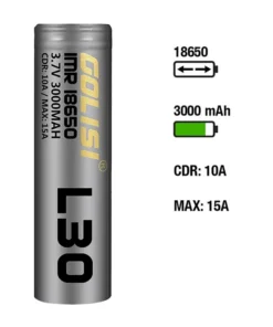 Golisi L30 Akku 18650 3000mAh/10A