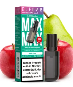 Elfbar MAX Refill Pod Apple Pear 20mg Nikotinsalz 10ml