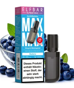 Elfbar MAX Refill Pod Blueberry 20mg Nikotinsalz 10ml