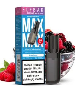 Elfbar MAX Refill Pod Triple Berry 20mg Nikotinsalz 10ml