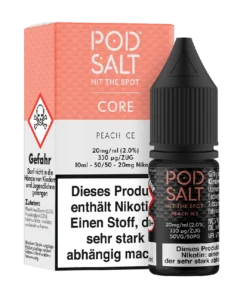 Liquid Peach Ice – Pod Salt Core Nikotinsalz 10ml