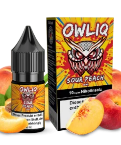 OWLIQ Nikotinsalz Sour Peach 10ml Liquid