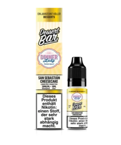 Dinner Lady Nikotinsalz San Sebastian Cheesecake 50/50 10ml