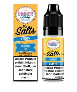 Dinner Lady Nikotinsalz – Mango Ice – 50/50 10ml Liquid