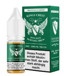 Kings Crest Nikotinsalz – Don Juan Morning Brew – 10ml Liquid
