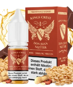 Kings Crest Nikotinsalz – Don Juan Nutter – 10ml Liquid