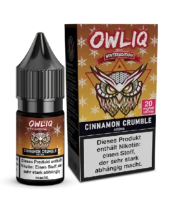 OWLIQ Nikotinsalz Weihnachtsedition – Cinnamon Crumble