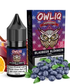 OWLIQ Nikotinsalz Weihnachtsedition – Blaubeer Glühwein