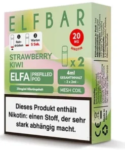 Elf Bar ELFA Strawberry Kiwi Prefilled Pod 2x2ml 20mg