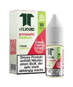 Elf-Liquid – Granatapfel Basilikum – Nikotinsalz Liquid