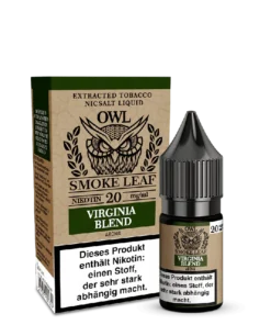 OWL Smoke Leaf Nikotinsalz Liquid – Virginia Blend Tobacco