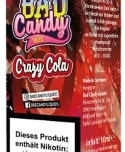 Bad Candy Liquid Crazy Cola 20mg Nic Salt