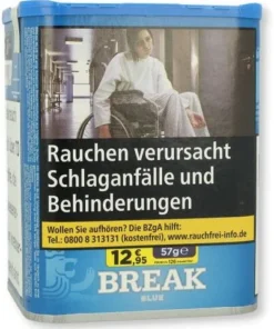 Break Tabak Blau 57g Dose Volumentabak