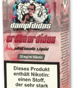 Dampfdidas Nikotinsalz Liquid Erdbeerdidas 20mg