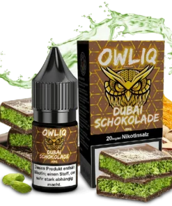 Liquid Dubai Schokolade OWLIQ Nikotinsalz