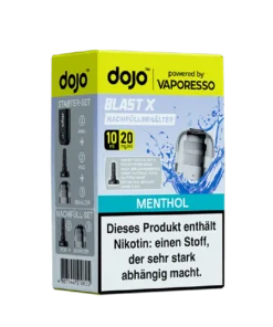 Vaporesso dojo Blast X Einweg Pod – Menthol – 20mg