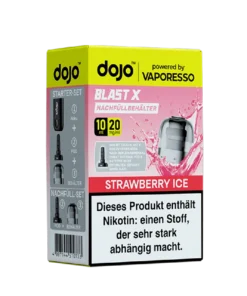 Vaporesso dojo Blast X Einweg Pod – Strawberry Ice – 20mg