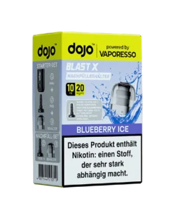 Vaporesso dojo Blast X Einweg Pod – Blueberry Ice – 20mg