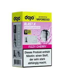 Vaporesso dojo Blast X Einweg Pod – Fizzy Cherry – 20mg
