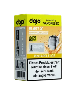 Vaporesso dojo Blast X Einweg Pod – Pineapple Ice – 20mg