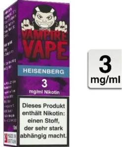 E-Liquid VAMPIRE VAPE Heisenberg 3 mg Nikotin