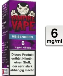 E-Liquid VAMPIRE VAPE Heisenberg 6 mg Nikotin