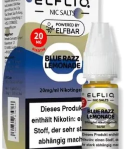 Elfliq by Elfbar Razz Lemonade 20mg Nic Salt Liquid