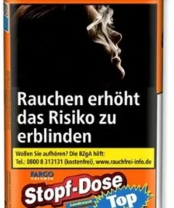 Fargo Tabak Orange 92g Stopf Dose Volumentabak