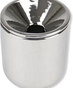 German Couture HEETS Aschenbecher Keramik silber
