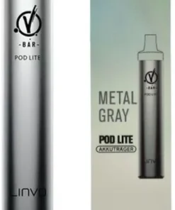 Linvo Pod Lite Metal Gray Akkuträger E-Zigarette mit Kartuschensystem