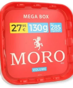 Moro Rot Volumentabak 130g Eimer