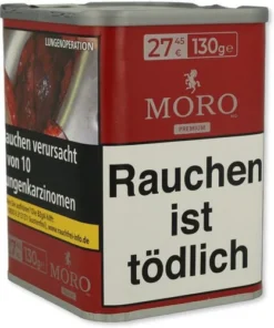 Moro Tabak Rot 130g Dose Zigarettentabak