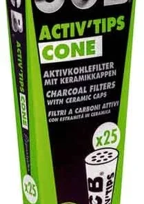 OCB Aktiv Tips Filter Konisch 25Stk.