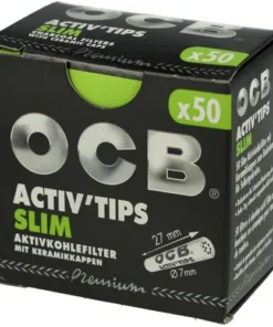 OCB Slim Activ Tips 7mm 50Stk.