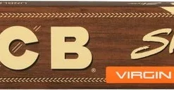 OCB Zigarettenpapier Unbleached Slim Virgin 32 Tips+32 Blättchen