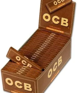 OCB Zigarettenpapier Unbleached Virgin Paper 1×50 Blättchen