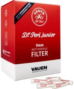 Pfeifenfilter Dr Perl junior 9 mm Aktivkohlefilter 180 Stück