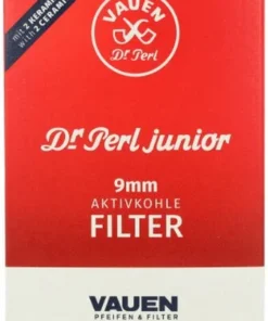 Pfeifenfilter Dr Perl junior 9 mm Aktivkohlefilter 100 Stück