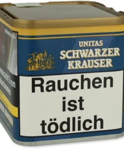 Unitas Schwarzer Krauser Tabak 75g Dose Feinschnitt
