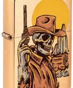 Zippo Feuerzeug Wild West Skeleton