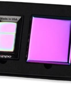 Zippo mit Zigaretten-Etui Set Rainbow/Spectrum