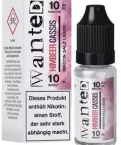 Wanted Overdosed Nikotinsalzliquid Himbeer Cassis 10mg
