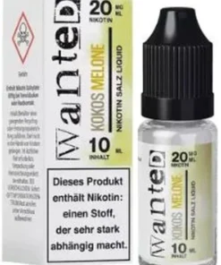 Wanted Overdosed Nikotinsalzliquid Kokos Melone 20mg