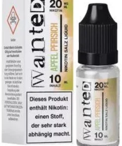 Wanted Overdosed Nikotinsalzliquid Apfel Pfirsich 20mg