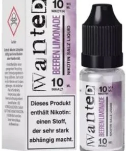 Wanted Overdosed Nikotinsalzliquid Beeren Limonade 10mg